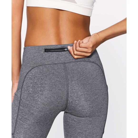 Lululemon Speed Up Tight 28" in Heathered Black | Size 2 - Picture 10 of 12